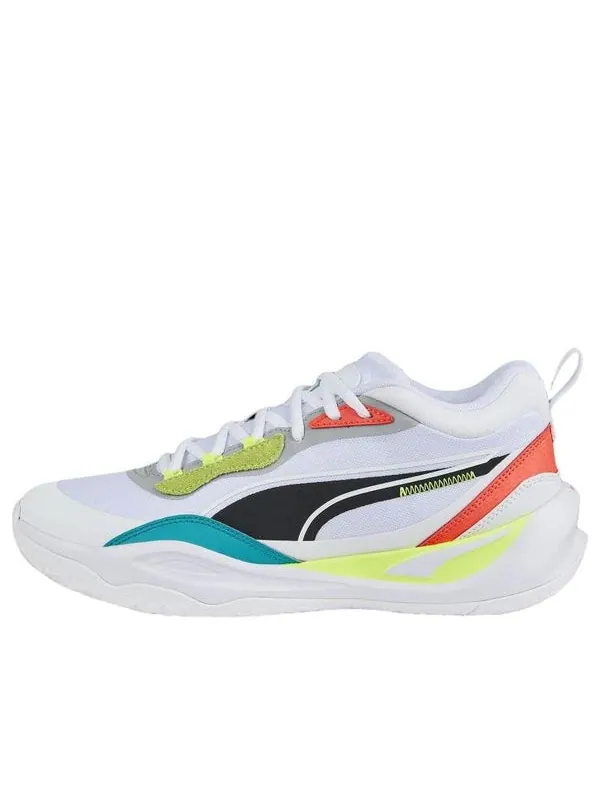 Кроссовки playmaker pro 'white fiery coral lime' Puma — изображение 1 из 4, белый