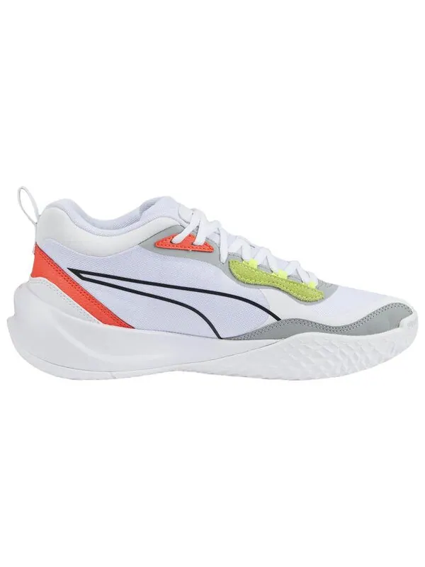 Кроссовки playmaker pro 'white fiery coral lime' Puma — изображение 2 из 4, белый