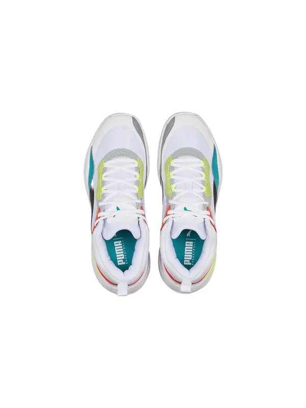 Кроссовки playmaker pro 'white fiery coral lime' Puma — изображение 4 из 4, белый