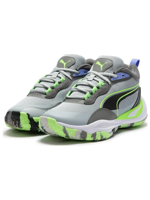 Кроссовки playmaker pro 'grey green' Puma — изображение 3 из 4, серый