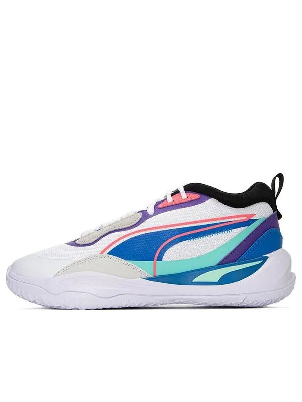 Кроссовки playmaker pro 'white' Puma — изображение 1 из 4, белый/синий