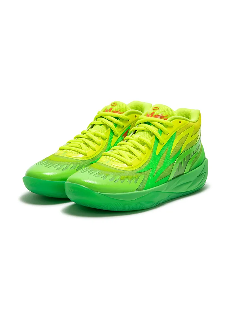 Кроссовки PUMA MB.02 LaMelo Ball x Nickelodeon 'Slime' — изображение 3 из 6, зеленый