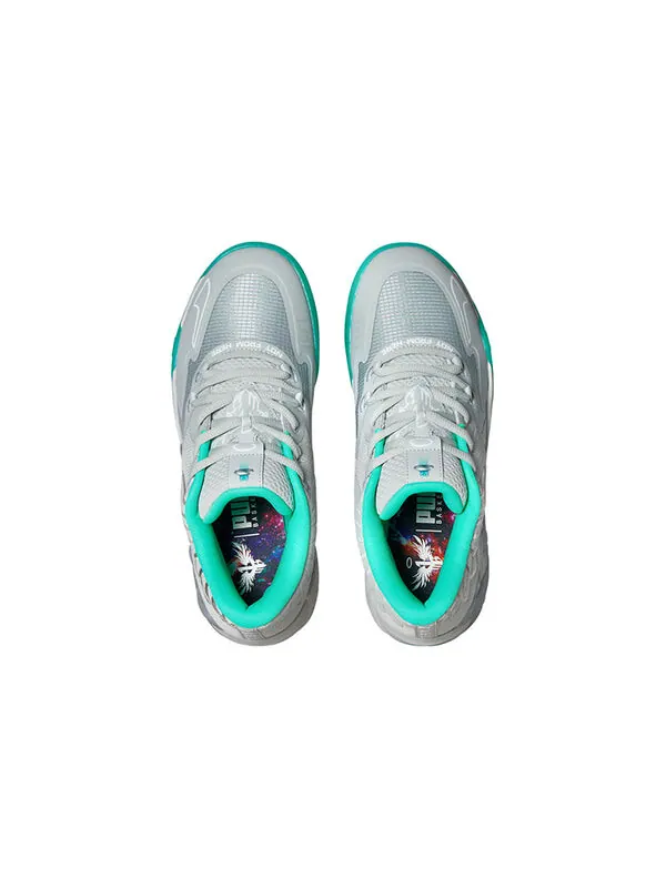 Кроссовки mb.01 low lamelo ball 'ufo' Puma — изображение 3 из 4, голубой зеленый