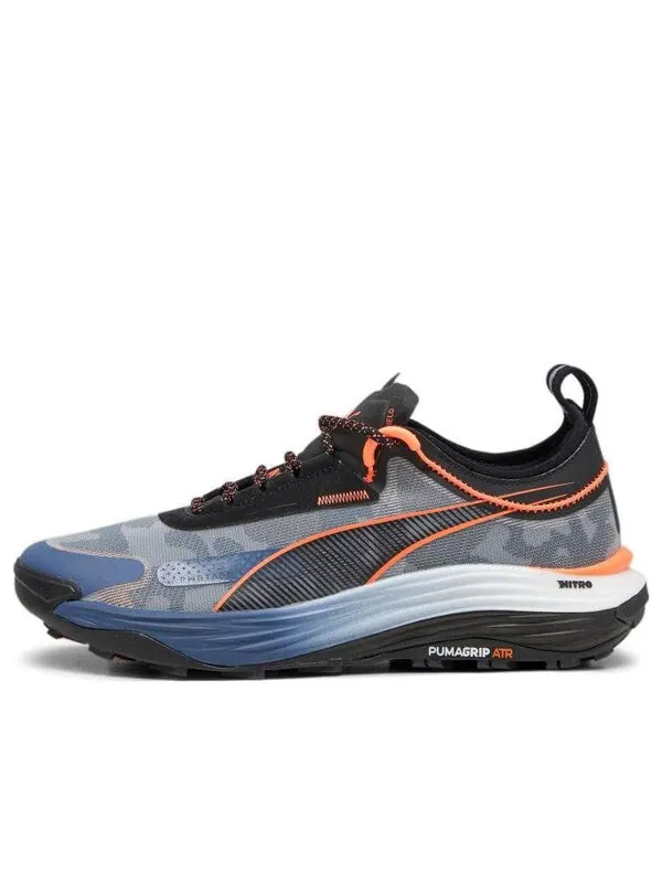 Кроссовки voyage nitro 3 'inky blue neon sun' Puma — изображение 1 из 4, синий/черный/неоновый