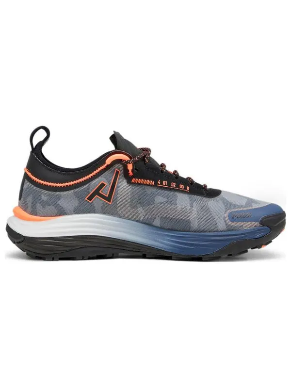 Кроссовки voyage nitro 3 'inky blue neon sun' Puma — изображение 2 из 4, синий/черный/неоновый