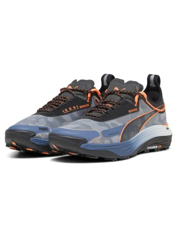 Кроссовки voyage nitro 3 'inky blue neon sun' Puma — изображение 3 из 4, синий/черный/неоновый