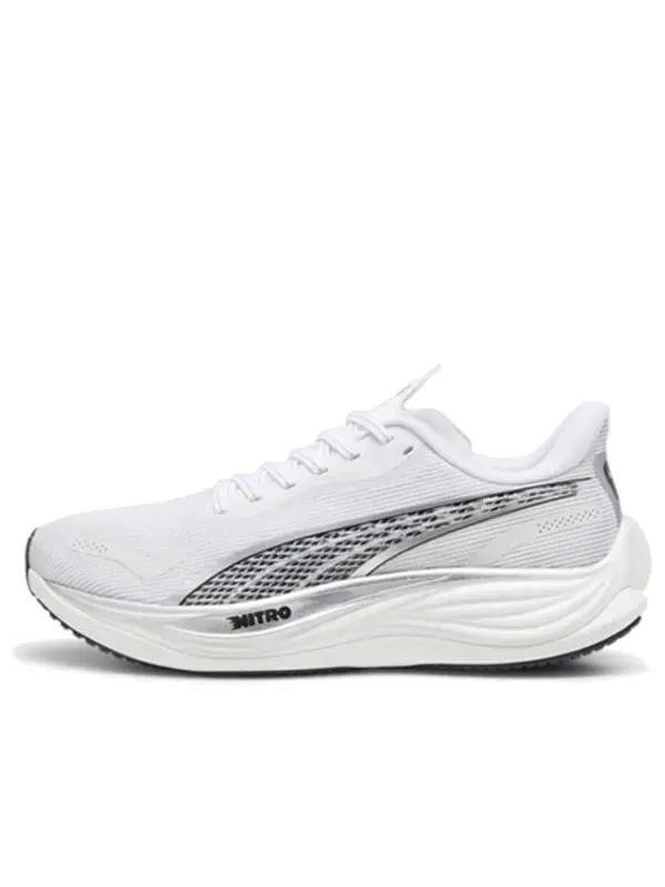 Кроссовки velocity nitro 3 'white silver' Puma — изображение 1 из 1, белый/серебристый/черный