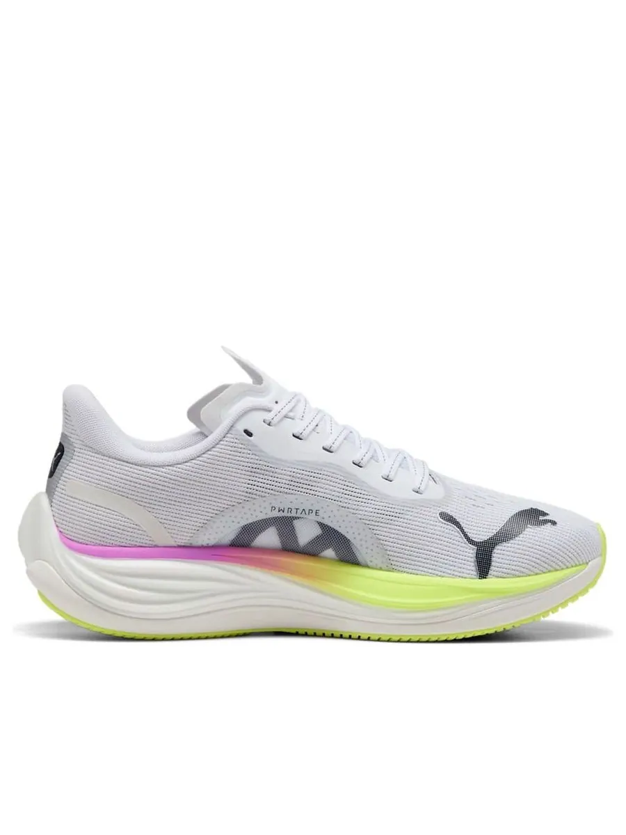 Кроссовки PUMA Velocity Nitro 3 'White Pure Magenta Yellow Alert' — изображение 2 из 6, белый