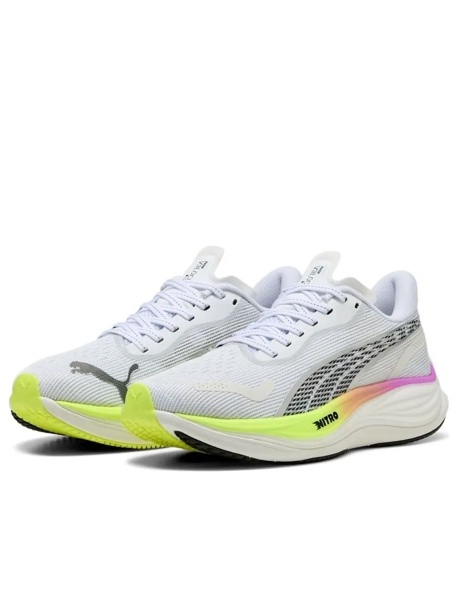 Кроссовки (WMNS) PUMA Velocity Nitro 3 'White Pure Magenta' — изображение 3 из 6, белый