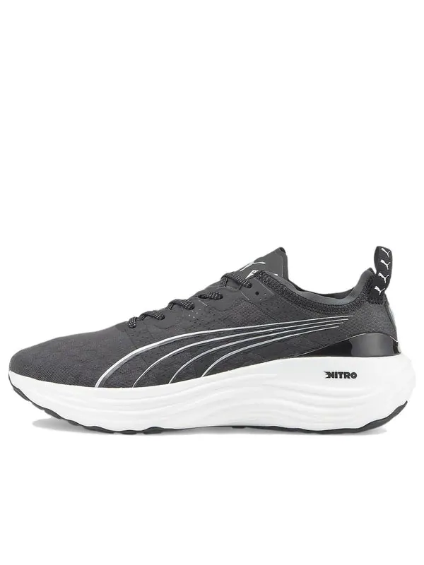 Кроссовки foreverrun nitro 'black white' Puma — изображение 1 из 4, черный/серый