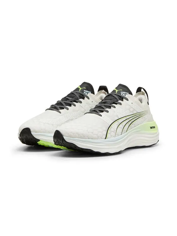 Кроссовки foreverrun nitro 'vapor grey fizzy apple' Puma — изображение 3 из 4, серый//синий