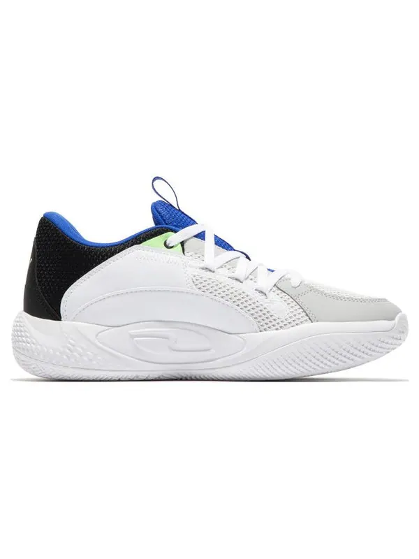 Кроссовки court rider chaos basketball shoes 'future blue-green glare' Puma — изображение 2 из 4, синий-зеленый