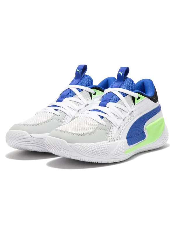 Кроссовки court rider chaos basketball shoes 'future blue-green glare' Puma — изображение 3 из 4, синий-зеленый