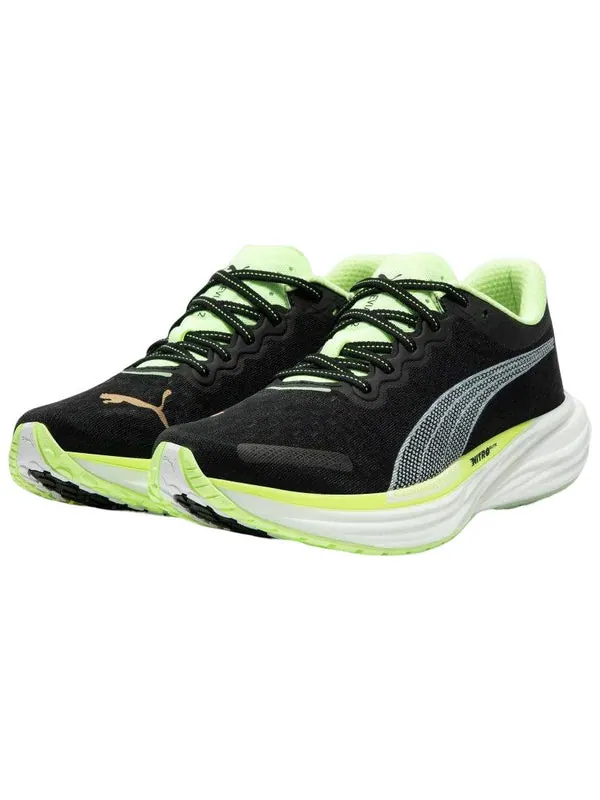 Кроссовки deviate nitro 2 run 75 'black' Puma — изображение 3 из 4, черный/зеленый