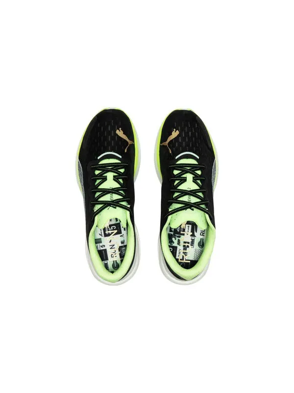 Кроссовки deviate nitro 2 run 75 'black' Puma — изображение 4 из 4, черный/зеленый