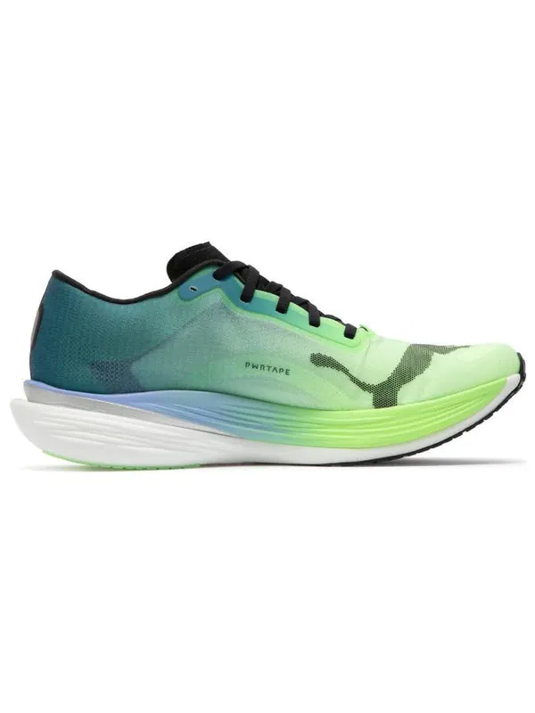 Кроссовки deviate nitro elite 2 'fizzy lime' Puma — изображение 2 из 4, синий/зеленый