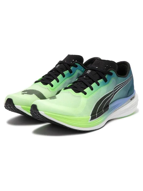 Кроссовки deviate nitro elite 2 'fizzy lime' Puma — изображение 3 из 4, синий/зеленый