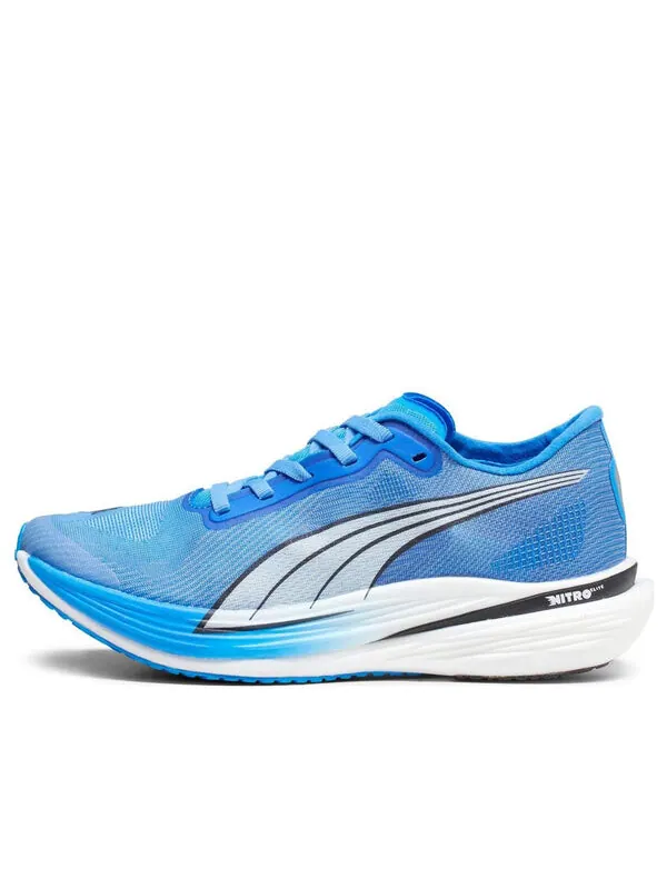 Кроссовки deviate nitro elite 2 'ultra blue fire orchid mismatch' Puma — изображение 1 из 4, синий//белый