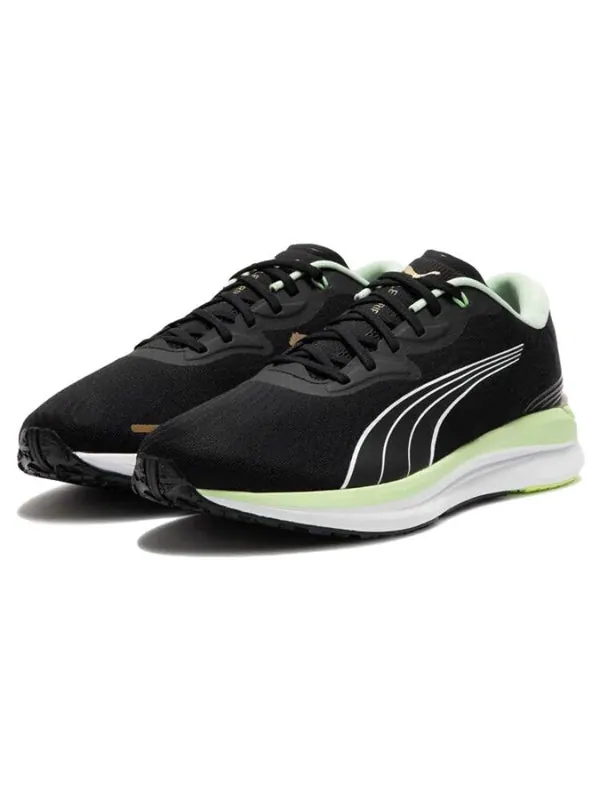 Кроссовки electrify nitro 2 'black' Puma — изображение 3 из 4, черный/зеленый