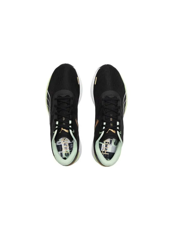 Кроссовки electrify nitro 2 'black' Puma — изображение 4 из 4, черный/зеленый