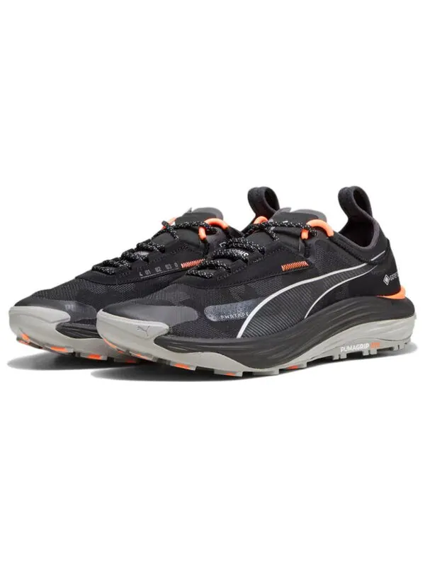 Кроссовки voyage nitro 3 gtx trail running shoes 'black grey orange' Puma — изображение 2 из 4, черный/серый/оранжевый