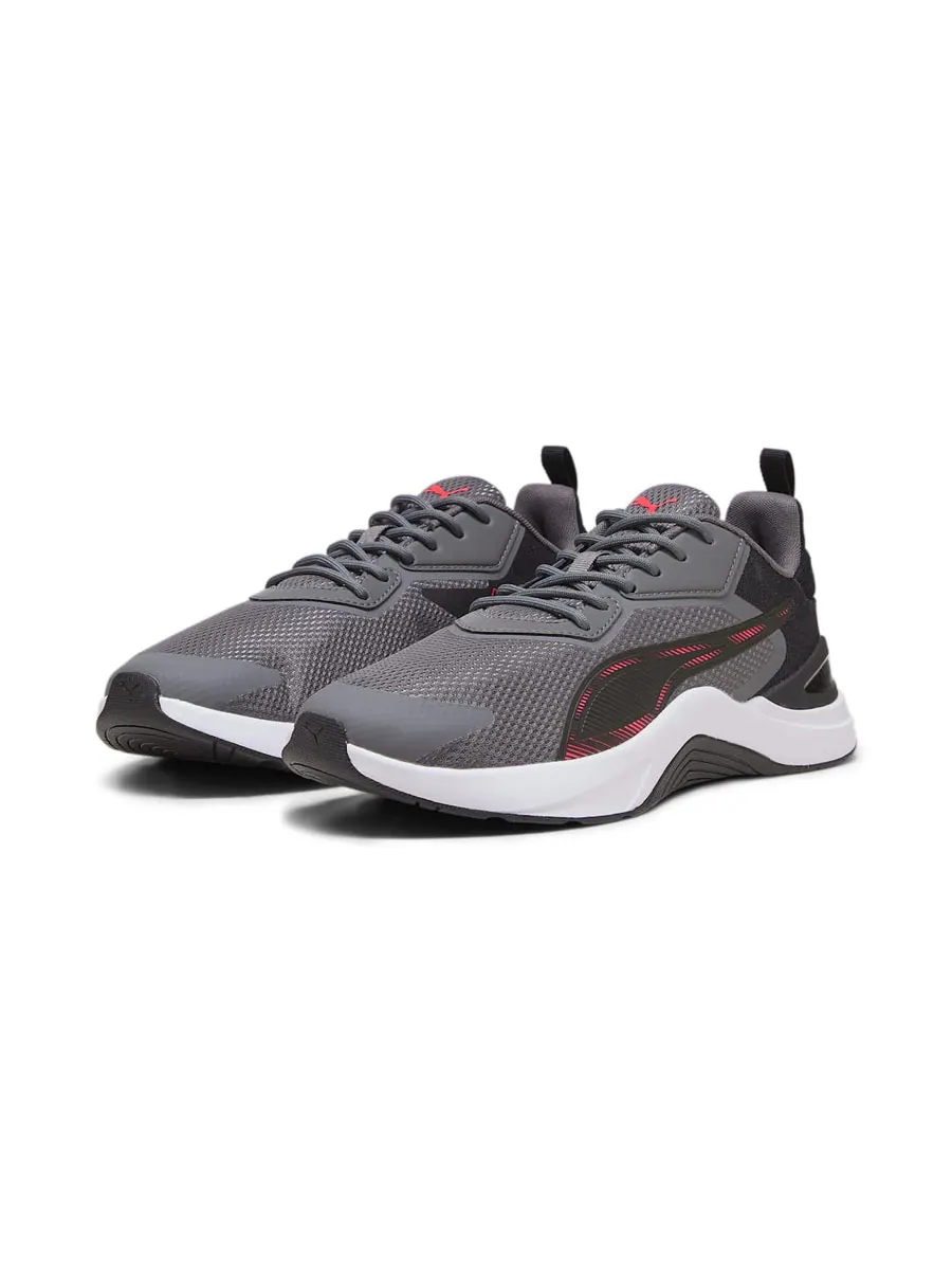 Кроссовки PUMA Infusion 'Dark Grey Black Red' — изображение 3 из 6, серый
