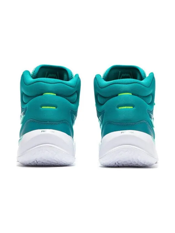 Кроссовки playmaker pro mid 'teal' Puma — изображение 4 из 4, зеленый/белый