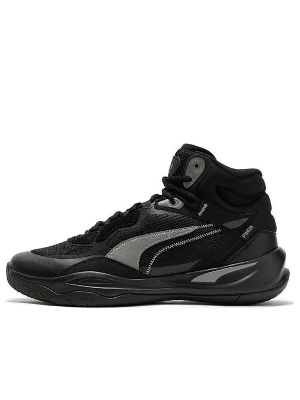 Кроссовки playmaker pro mid 'black' Puma — изображение 1 из 4, черный