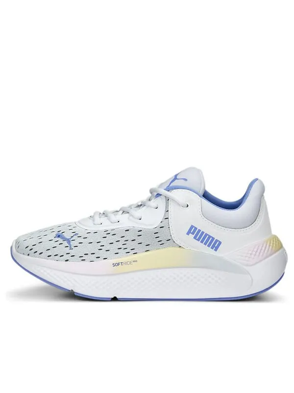 Кроссовки softride pro nova 'shine - white' Puma — изображение 2 из 4, белый/фиолетовый