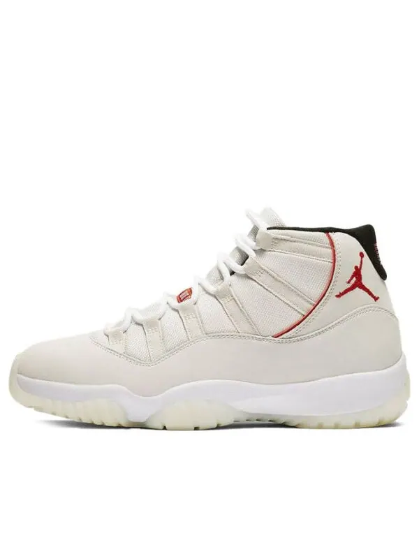Кроссовки 11 retro 'platinum tint' Air Jordan — изображение 1 из 4, платиновый/красный