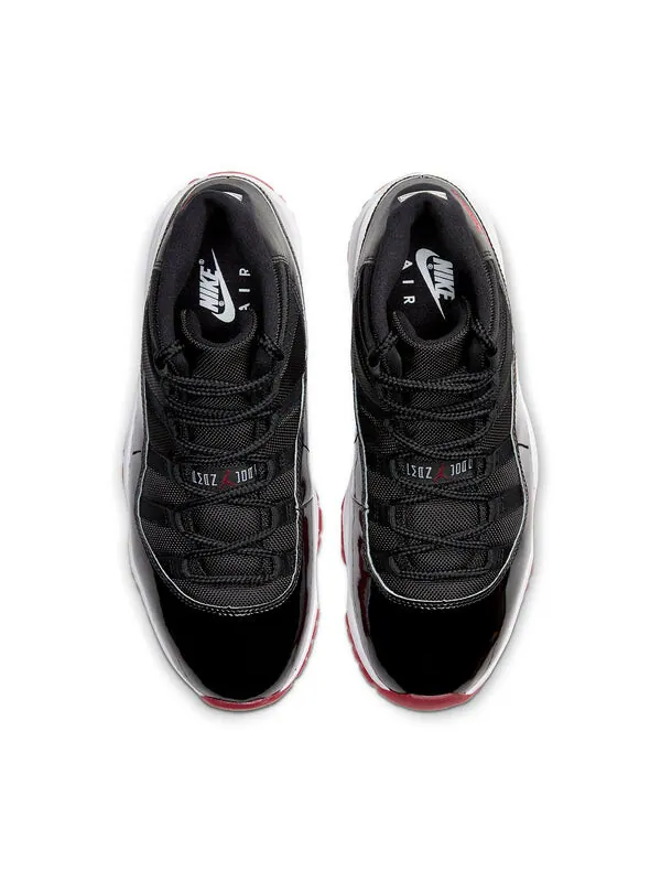 Кроссовки 11 retro 'bred' 2019 Air Jordan — изображение 4 из 4, черный/красный-белый