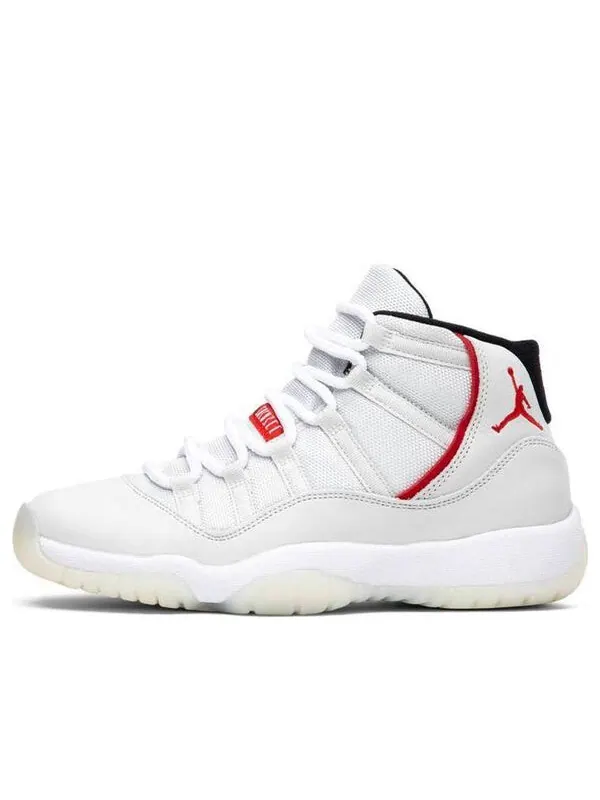 Кроссовки 11 retro 'platinum tint' Air Jordan — изображение 1 из 4, платиновый/красный