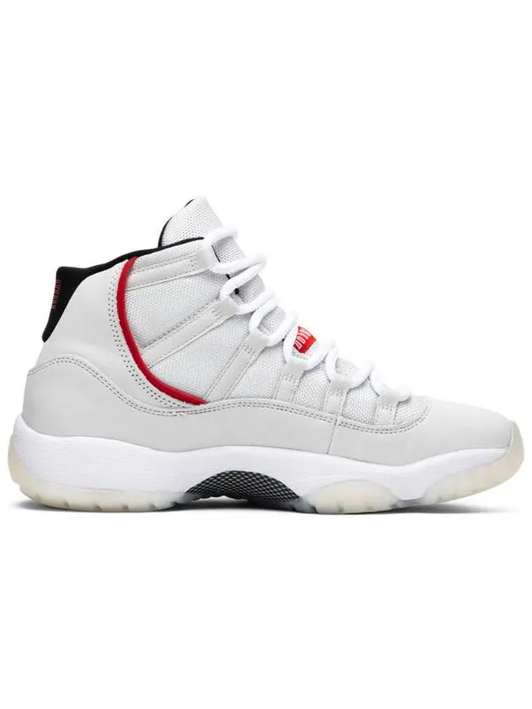 Кроссовки 11 retro 'platinum tint' Air Jordan — изображение 2 из 4, платиновый/красный