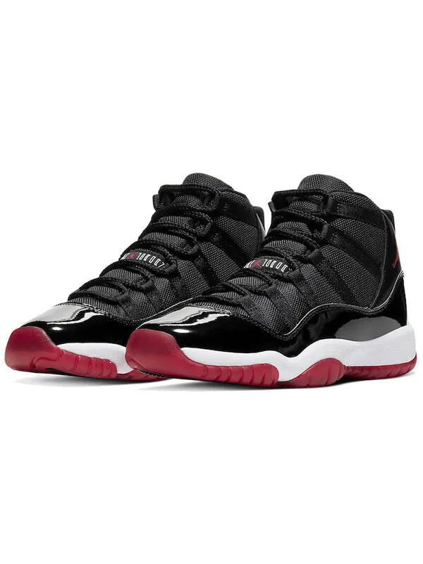 Кроссовки 11 ретро Air Jordan — изображение 3 из 4, черный/красный-белый