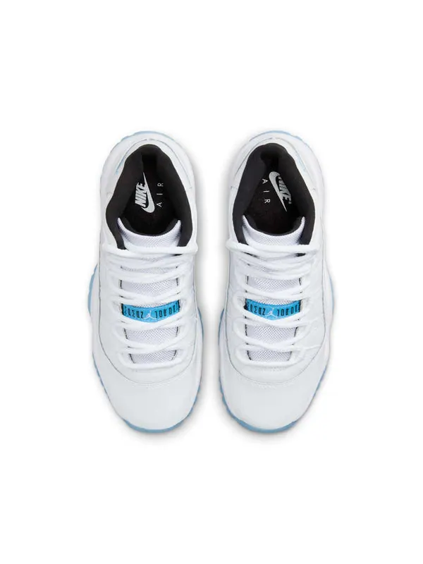 Кроссовки 11 'legend blue' 2024 Air Jordan — изображение 4 из 4, белый/синий/черный