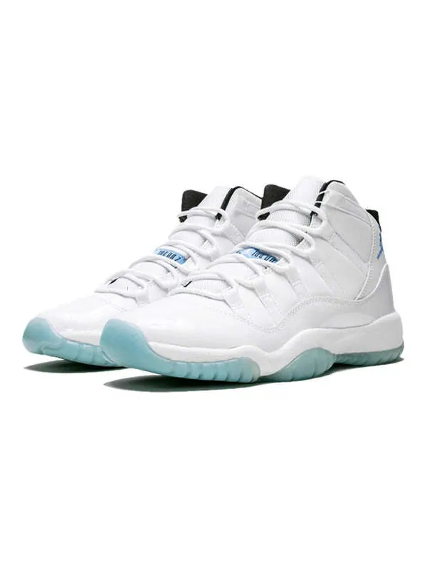 Кроссовки 11 Air Jordan — изображение 3 из 4, белый/синий-черный
