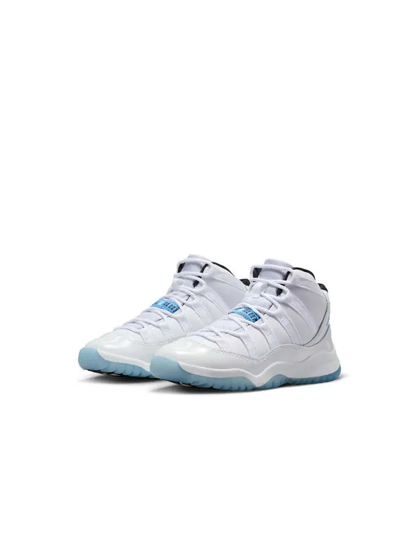 Кроссовки 11 'legend blue' 2024 Air Jordan — изображение 3 из 4, белый/синий/черный