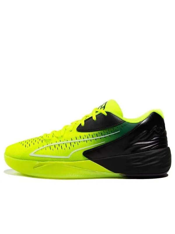 Кроссовки stewie 1 'quiet fire' Puma — изображение 1 из 4, зеленый/черный