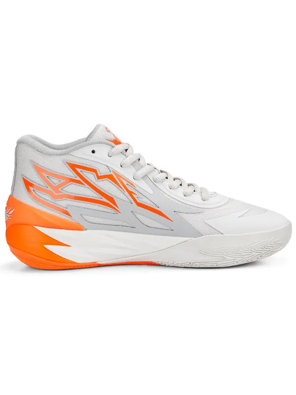 Кроссовки mb.02 lamelo ball 'gorange' Puma — изображение 2 из 4, серый/оранжевый