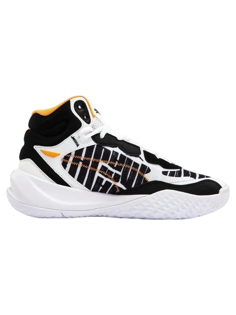 Кроссовки PUMA Playmaker Pro Mid — изображение 2 из 6, белый