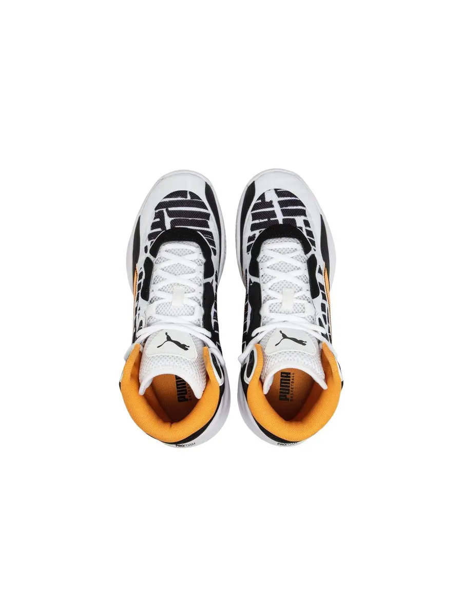 Кроссовки PUMA Playmaker Pro Mid — изображение 4 из 6, белый