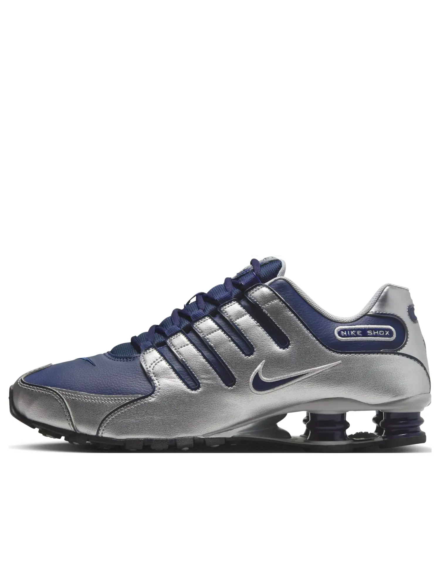 Кроссовки Nike Shox NZ 'Metallic Silver' — изображение 1 из 6, серебряный