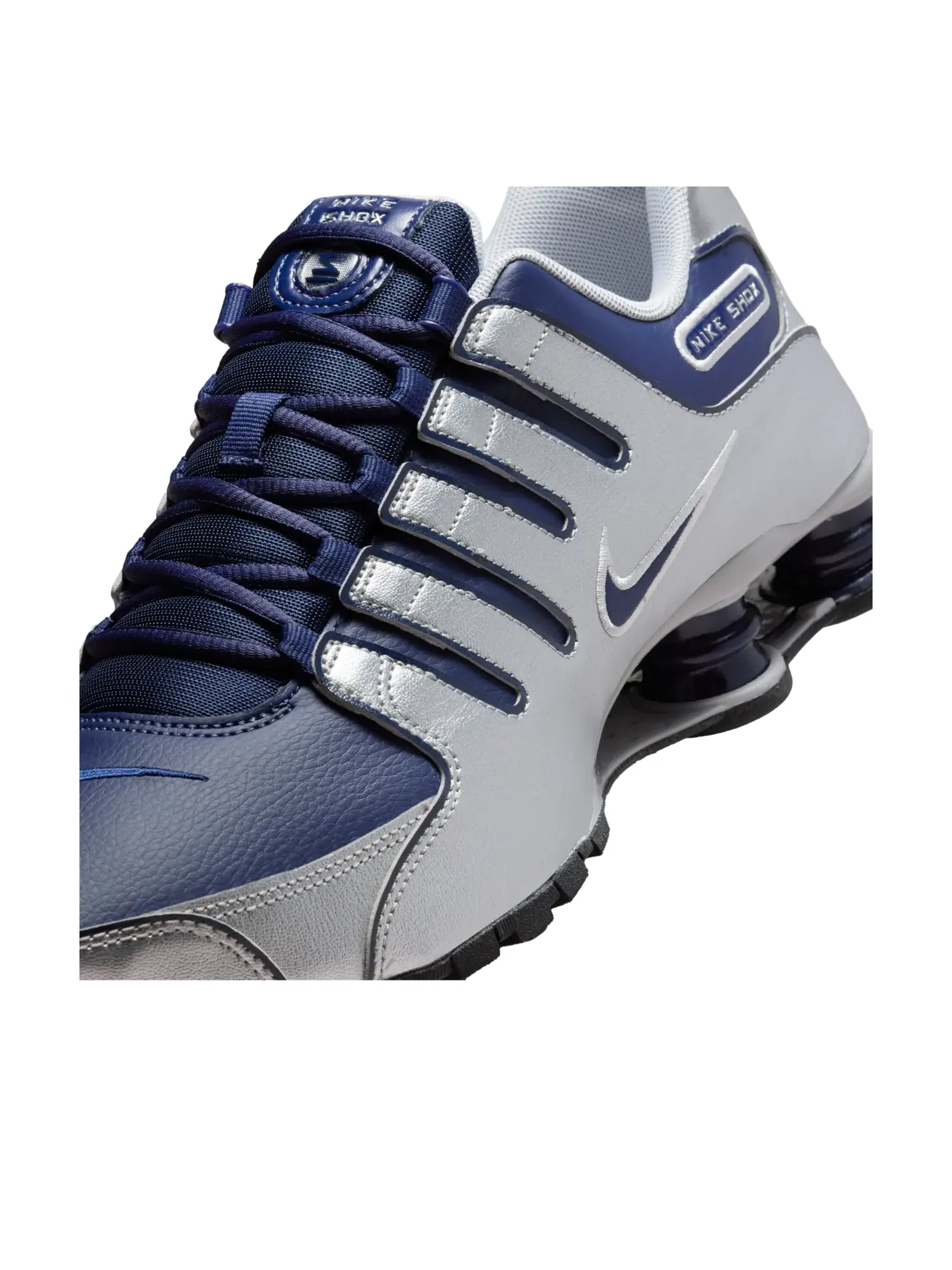 Кроссовки Nike Shox NZ 'Metallic Silver' — изображение 6 из 6, серебряный