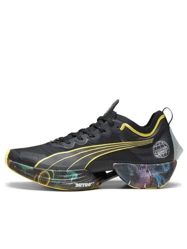 Кроссовки fast-r nitro elite 'marathon series' Puma — изображение 1 из 3, черный/желтый