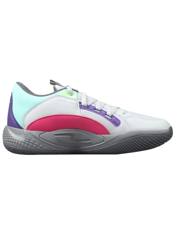 Кроссовки court rider chaos daytona basketball shoes 'white-cool light gray' Puma — изображение 2 из 4, белый-светлый серый