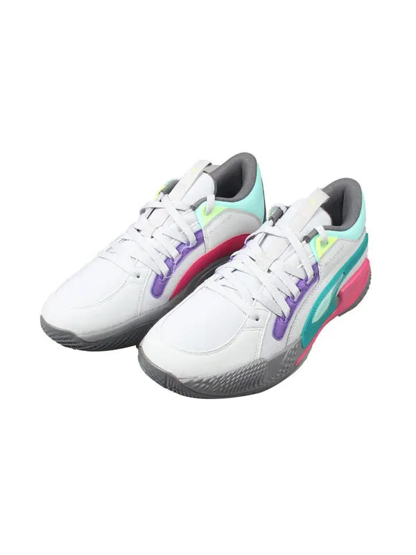 Кроссовки court rider chaos daytona basketball shoes 'white-cool light gray' Puma — изображение 3 из 4, белый-светлый серый