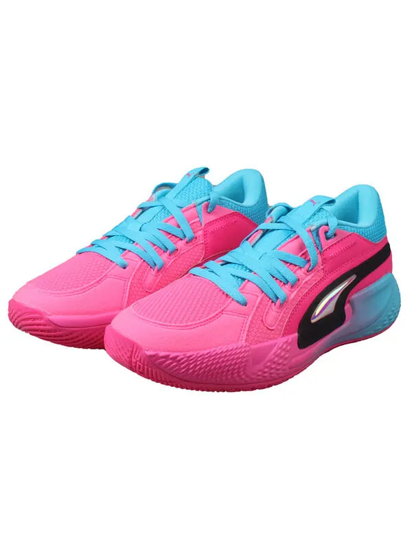Кроссовки court rider chaos 'imbalance' Puma — изображение 3 из 4, розовый/яркий голубой