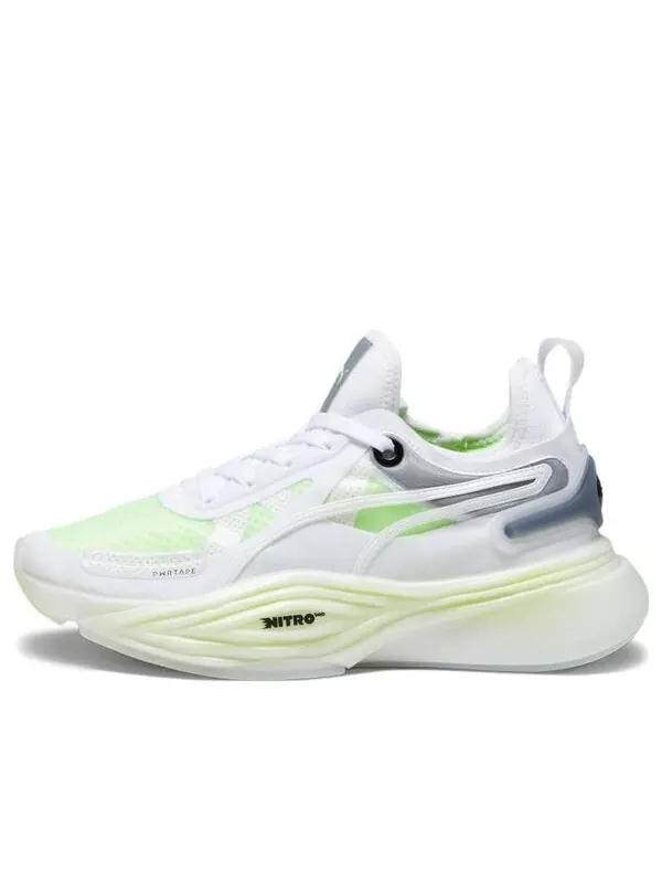 Кроссовки pwr xx nitro squared 'white speed green' Puma — изображение 1 из 4, белый/зеленый