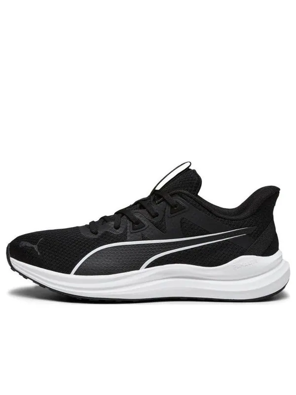 Кроссовки reflect lite 'black white' Puma — изображение 1 из 4, черный/черный/белый