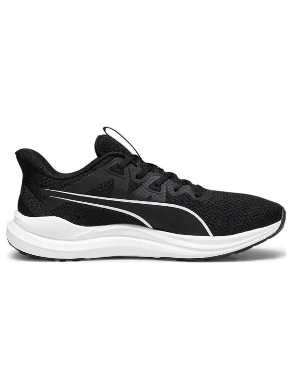 Кроссовки reflect lite 'black white' Puma — изображение 2 из 4, черный/черный/белый